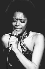 Ann Peebles, singing straight from the heart, as always.(Photo from Mrs. Peebles' private collection)