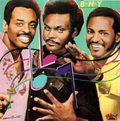 Baker-Harris-Young  (LP, 1979). From left to right: Earl Young, Ron Baker, Norman Harris.